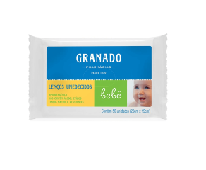 Lenço Umedecido Refil Granado C/50 Bebe Granado 