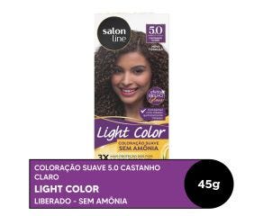 Tintura Semi Permanente Light Color 5.0 Castanho Claro 