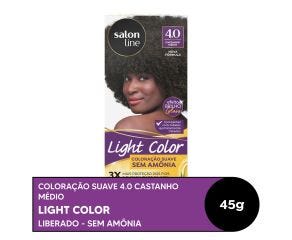 Tintura Semi Permanente Light Color 4.0 Castanho Médio 