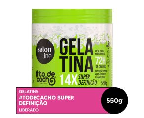 Gelatina #todecacho Super Definição Salon Line 550g