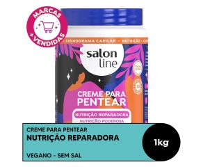 Creme Para Pentear Salon Line 1kg Nutrição Reparadora 