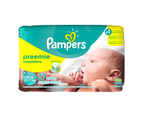 Fralda Infantil Pampers Preemie C/27 P1 Prematuro Pc