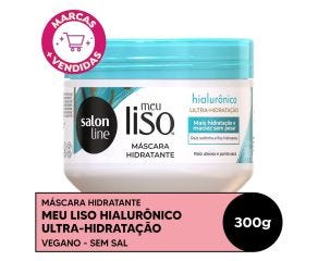 Creme Tratamento Salon Line 300g Meu Liso Hialuronico 
