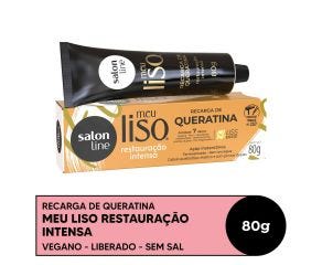 Creme Tratamento Salon Line 80g Queratina Restauração Intensa 