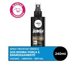 Creme Uso Diário Salon Line 240ml Bomba Força E Engrossamento 