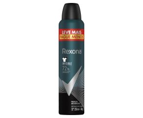 Desodorante Aerosol Rexona 250ml Men Antibacterial E Invisible 