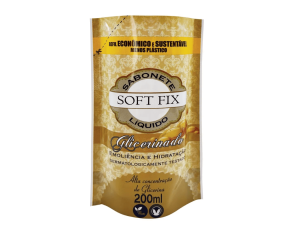 Sabonete Líquido Softfix 200ml Glicerina Refil 