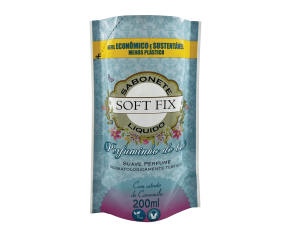 Sabonete Líquido Softfix 200ml Perfuminho De Bebê Refil 
