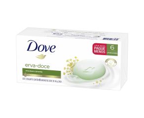 Sabonete Em Barra Hidratante Dove 90g Erva Doce Lv+pg- 