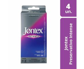 Preservativo Íntimo Jontex C/4 Intense 