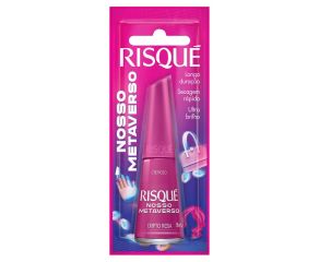 Esmalte Cremoso Risqué 8ml Cripto Rosa Sm 