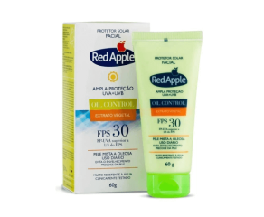 Protetor Solar Facial Red Apple 60g Fps30 Pele Mista E Oleosa 