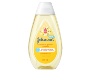 Sabonete Líquido Infantil Johnson Johnson 200ml Glicerina E Camomila 