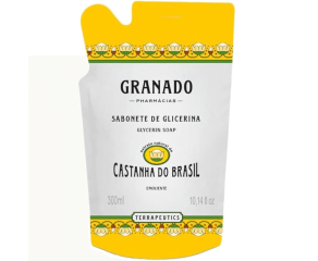 Sabonete Líquido Refil Granado 300ml Castanha Do Brasil 