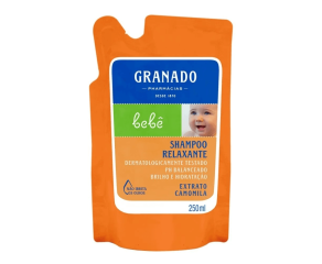 Shampoo Infantil Granado 250ml Camomila Refil 