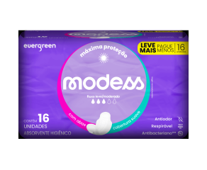 Absorvente Com Abas Modess C/16 Suave 