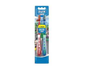 Escova Dental Macia Oral-b C/2 Kids Mickey 