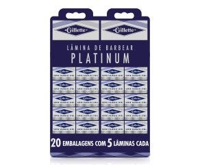 Lâmina Barbear Gillette C/5 Blue Platinum 