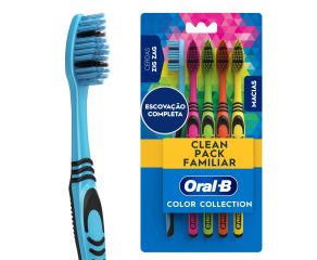 Escova Dental Macia Oral-b C/5 Pack Familia 