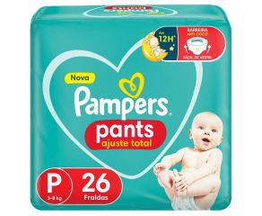 Fralda Infantil Pampers Pants C/26 Confort Sec Pq 
