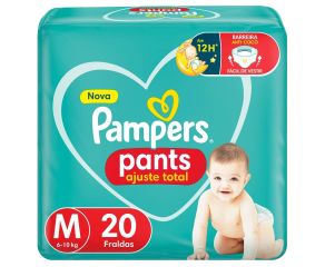 Fralda Infantil Pampers Pants C/20 Confort Sec Md 