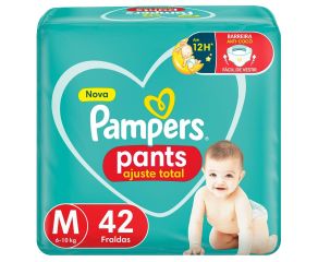 Fralda Infantil Pampers Pants C/42 Confort Sec Md 