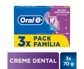 Creme Dental Tradicional Oral-b 70g Escudo Anti Açucar L3p2 
