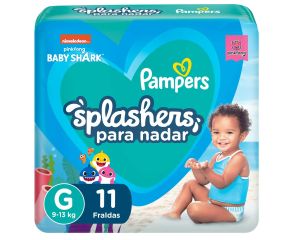 Fralda Infantil Pampers Splashers C/11 M / G 