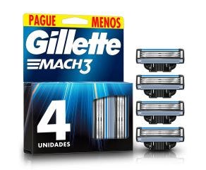 Carga Barbear Gillette Mach3 Regular Lv+pg- 