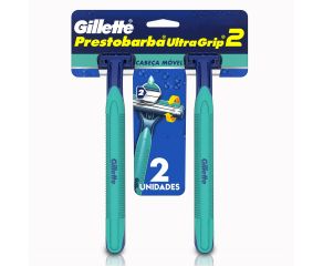 Aparelho Barbear Gillette Prestobarba C/2 Prestobarba Ultragrip Móvel 