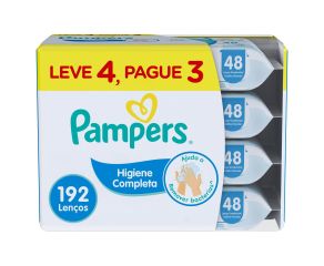 Lenço Umedecido Sache Pampers C/48 Leve4 Pague3 
