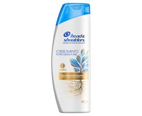 Shampoo Anti Caspa Head Shoulders 400ml Crescimento 