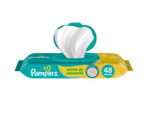 Lenço Umedecido Sache Pampers C/48 Camomila 