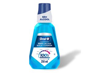 Enxaguatório Antisséptico Oral-b 250ml 100% Menta Refrescante 