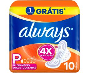 Absorvente Com Abas Always L10p8 Super Proteção Suave