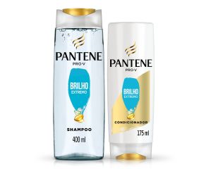 Kit Shampoo + Condicionador Pantene Brilho Extremo 400ml