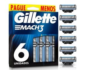 Carga Barbear Gillette Mach3 C/6 L6p5 