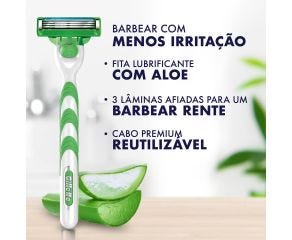 Carga Barbear Gillette Mach3 C/6 Sensitive 
