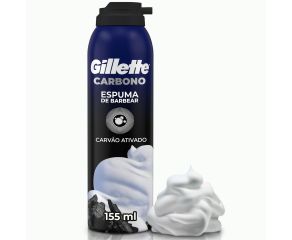 Espuma De Barbear Em Tubo Gillette 150g Carbono 