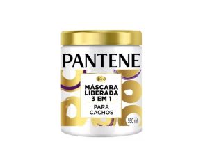 Máscara De Tratamento Pantene 550ml Liberada 3 Em 1 P/ Cachos 
