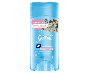 Desodorante Em Gel Secret 73g Clear Gel Cotton 