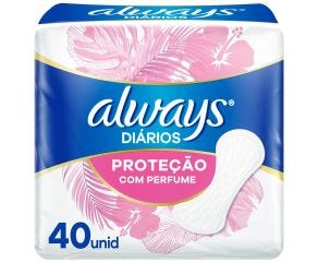Protetor Diário Sem Abas Always C/40 Regular 