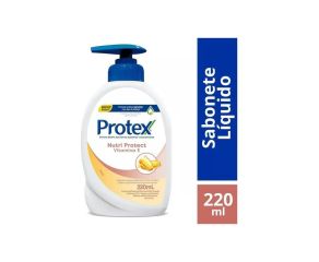 Sabonete Líquido Bactericida Protex 220ml Pump Vitamina E 
