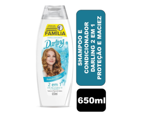 Shampoo Uso Diário Darling 650ml 2em1 