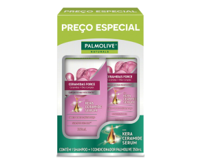 Kit Sh + Co Palmolive 350ml Ceramidas Force 