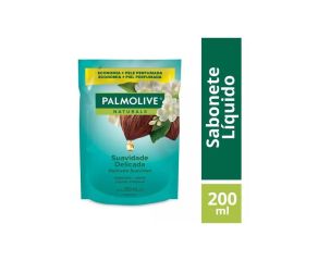 Sabonete Líquido Uso Diário Palmolive 200ml Esfoliação Delicada Jasmim Refil 