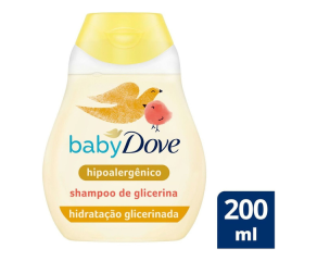 Shampoo Infantil Dove Baby 200ml Hidratação Glicerinada 
