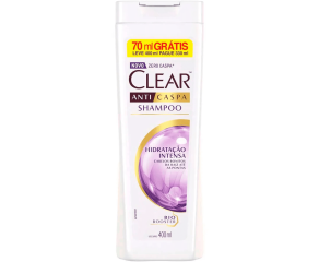 Shampoo Anti Caspa Clear 400ml Hidratação Intensa Lv+pg- 