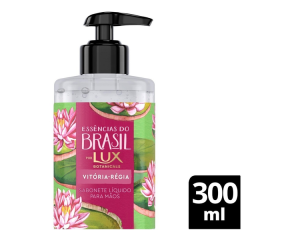 Sabonete Líquido Para Mãos Lux 300ml Essências Do Brasil Vitória Régia 