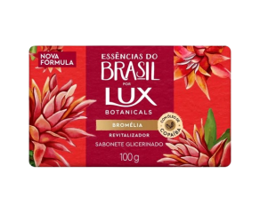 Sabonete Em Barra Uso Diário Lux 100g Essências Do Brasil Bromélia 